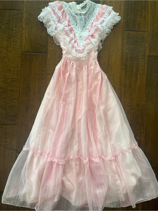 Gunne Sax Dresses & Skirts - 1980s vintage Gunne Sax by Jessica McClintock light pink maxi ballgown